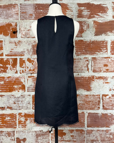 Sanctuary Embroidered Blooms Dress in Black-151 Dresses - Short-Little Bird Boutique