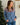 Nordic Starlight Cardigan in Blue-133 - Sweaters (Holiday)-Little Bird Boutique