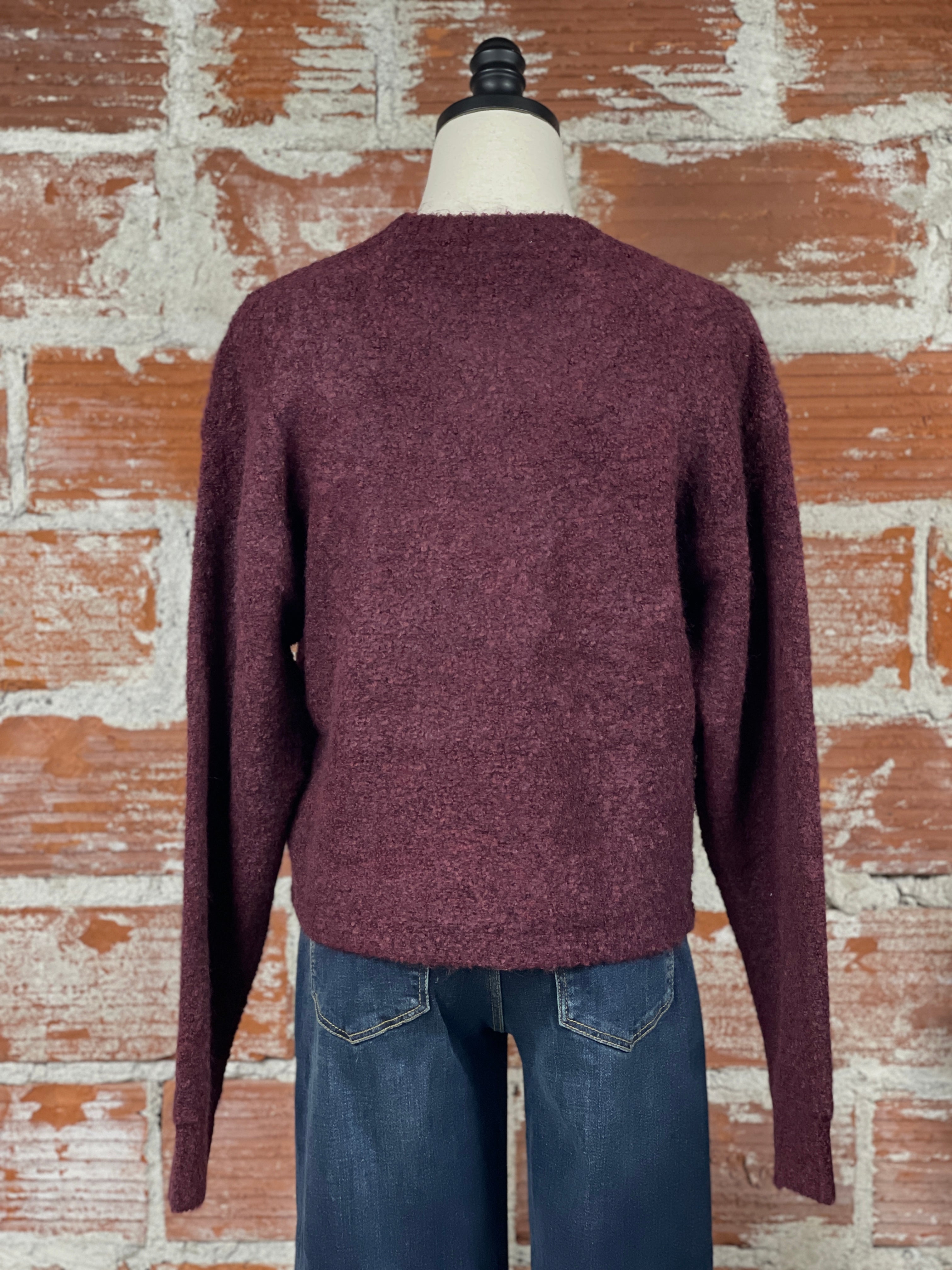 Z Supply Destiny Sweater in Berry Wine-131 - Sweaters F/W (June - Nov)-Little Bird Boutique