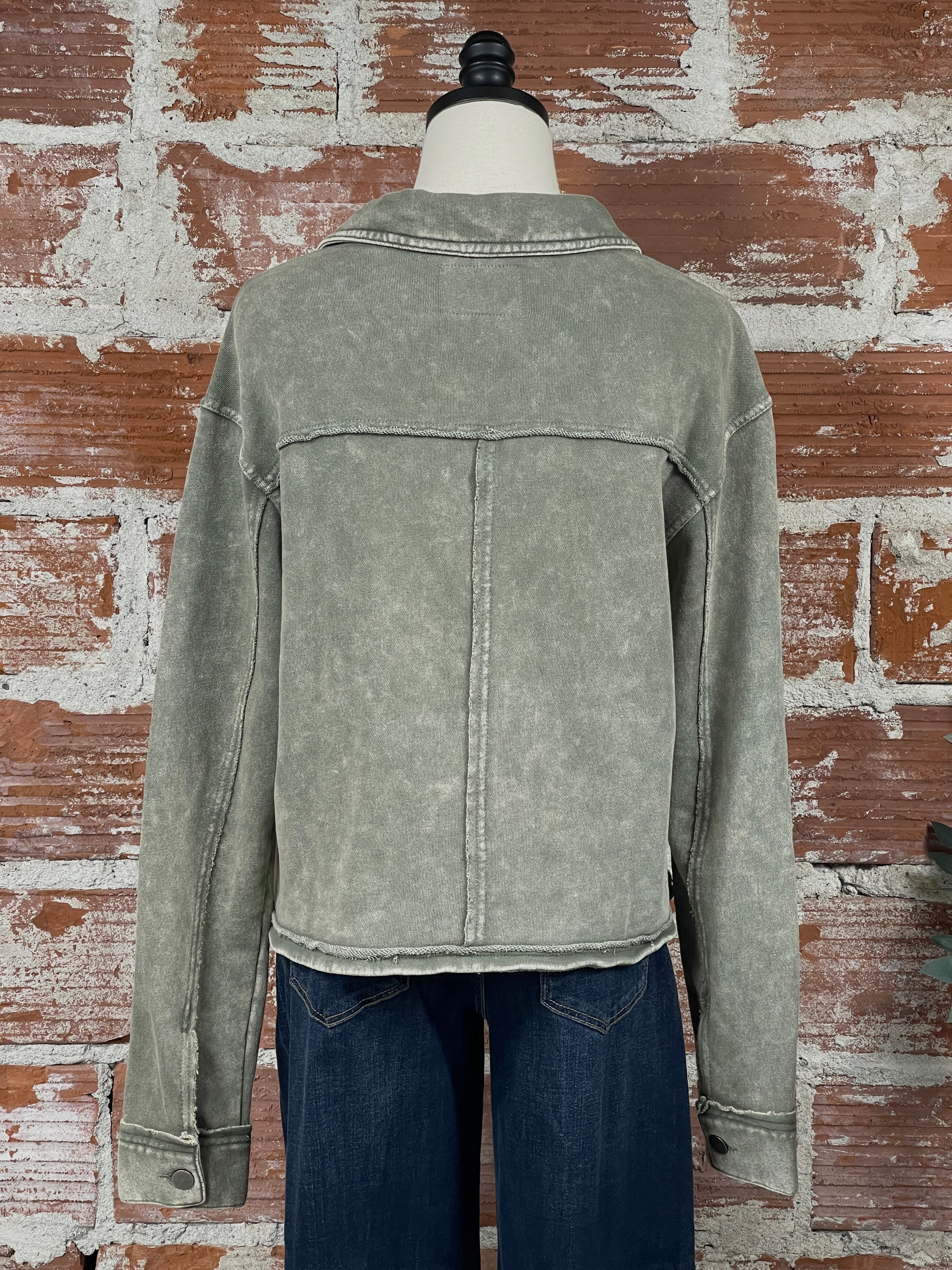 Flag and Anthem Holley Utility Jacket in Olive-141 Outerwear Coats & Jackets-Little Bird Boutique