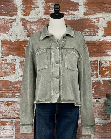 Flag and Anthem Holley Utility Jacket in Olive-141 Outerwear Coats & Jackets-Little Bird Boutique
