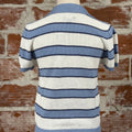 Flag and Anthem Maben Polo Sweater in Cream and Blue-132 - Sweaters S/S (Dec - May)-Little Bird Boutique