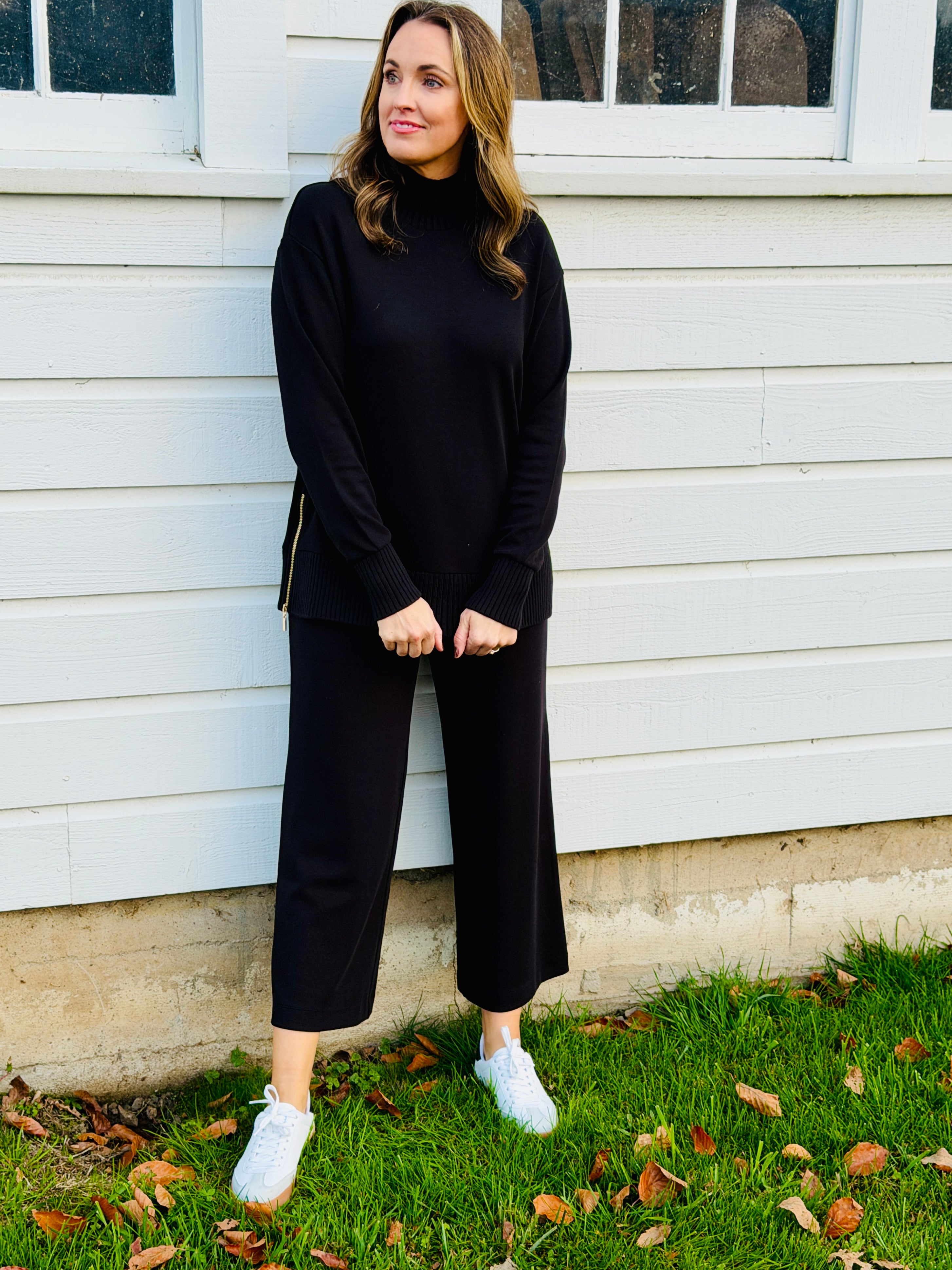 Z Supply Scout Rib Pant in Black-220 Pants-Little Bird Boutique