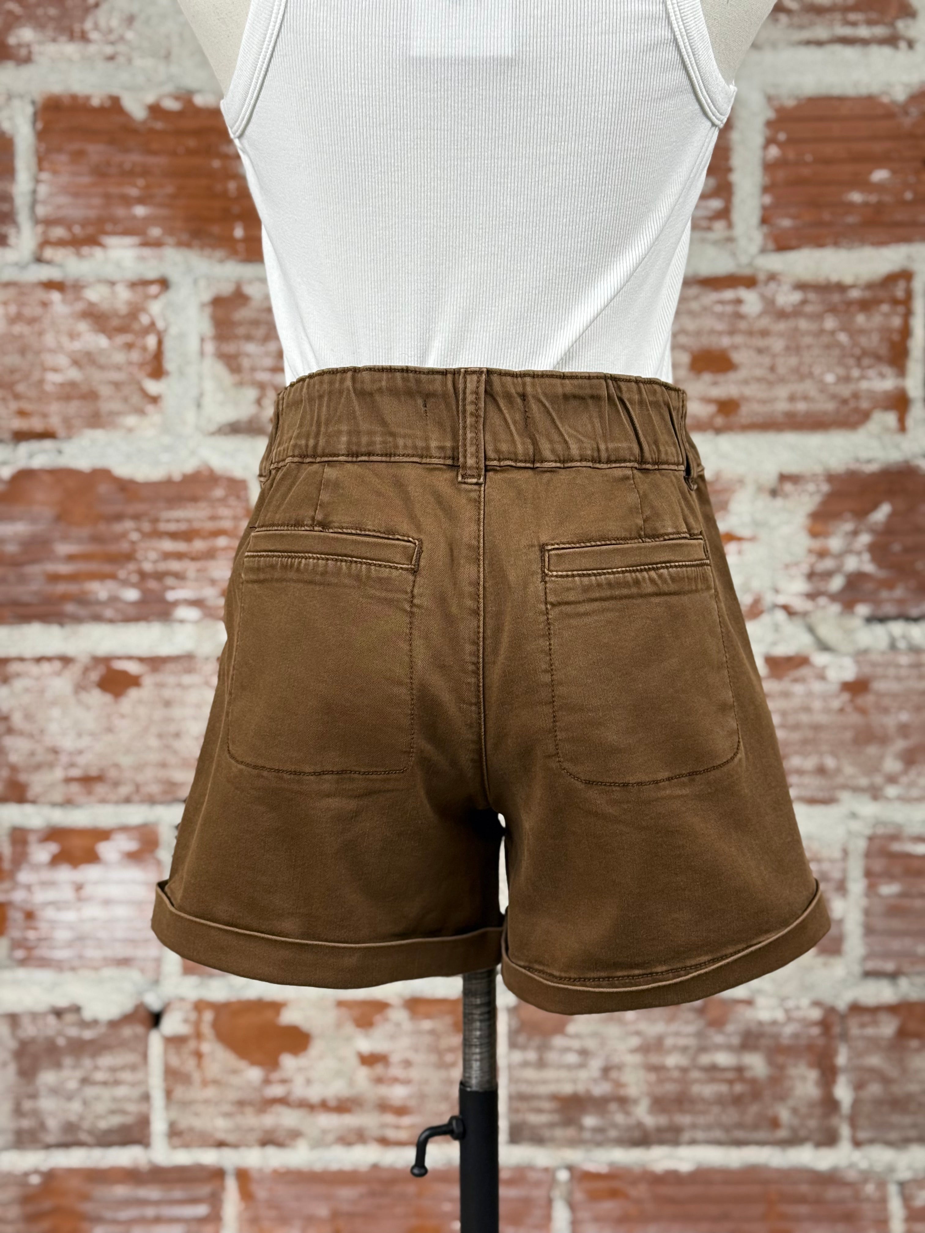 Sanctuary Renegade Shorts in Sepia-232 Shorts-Little Bird Boutique