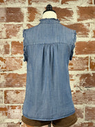 Jak and Rae Dana Top in Calva-112 - Woven Top S/S (Dec - May)-Little Bird Boutique