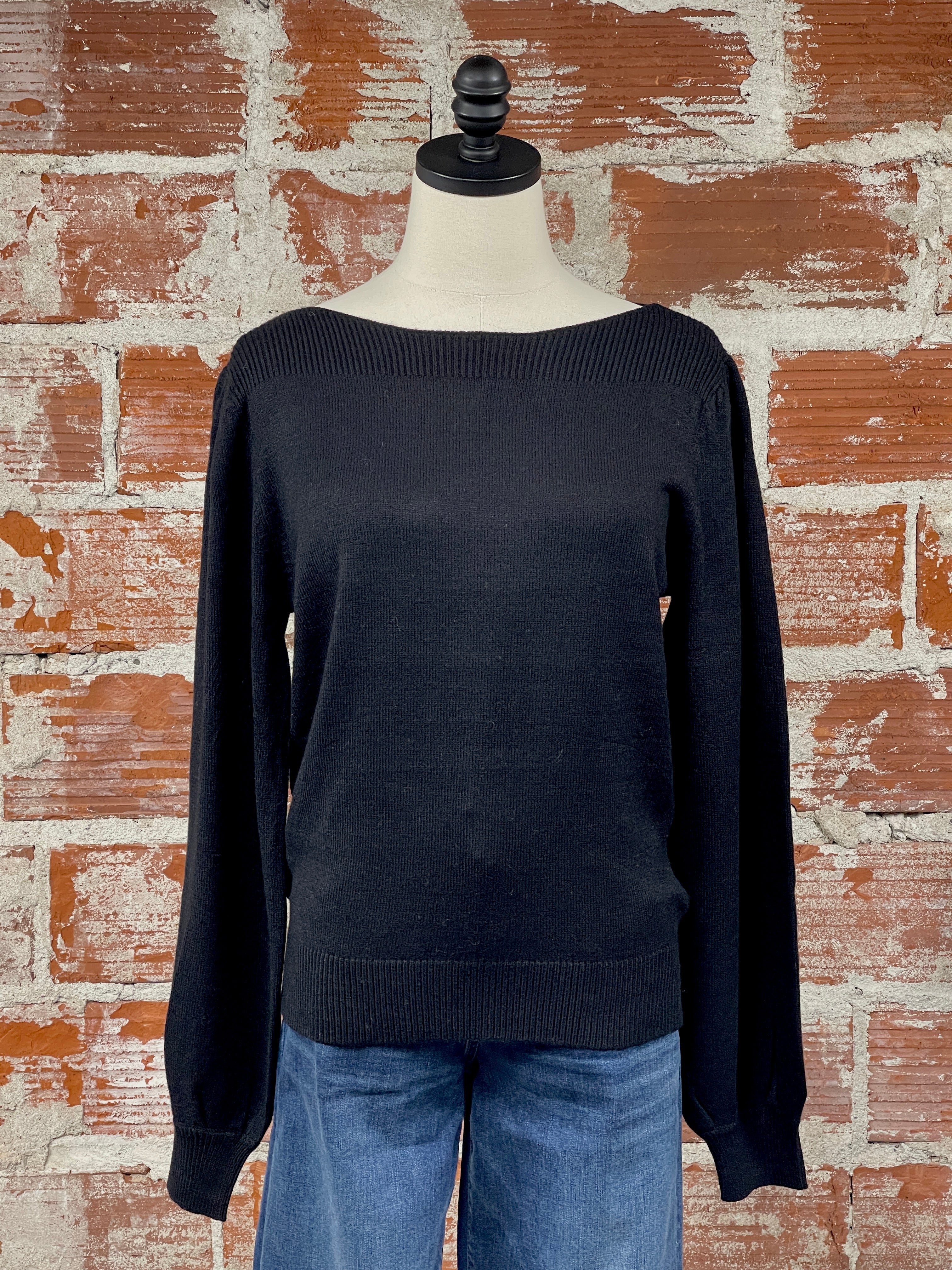 Virelli Sweater in Black-133 - Sweaters (Holiday)-Little Bird Boutique