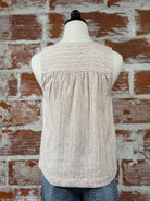 Chill Tank in Almond-112 - Woven Top S/S (Dec - May)-Little Bird Boutique