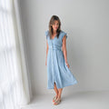 Jak & Rae Jem Classic Indigo Denim Dress-152 Dresses - Long-Little Bird Boutique