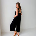 Apricot Tetra Jumpsuit in Black-160 Jumpsuits/ Rompers-Little Bird Boutique