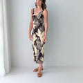 Z Supply Hana Palmera Maxi Dress in Lava Rock-152 Dresses - Long-Little Bird Boutique