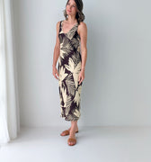 Z Supply Hana Palmera Maxi Dress in Lava Rock-152 Dresses - Long-Little Bird Boutique