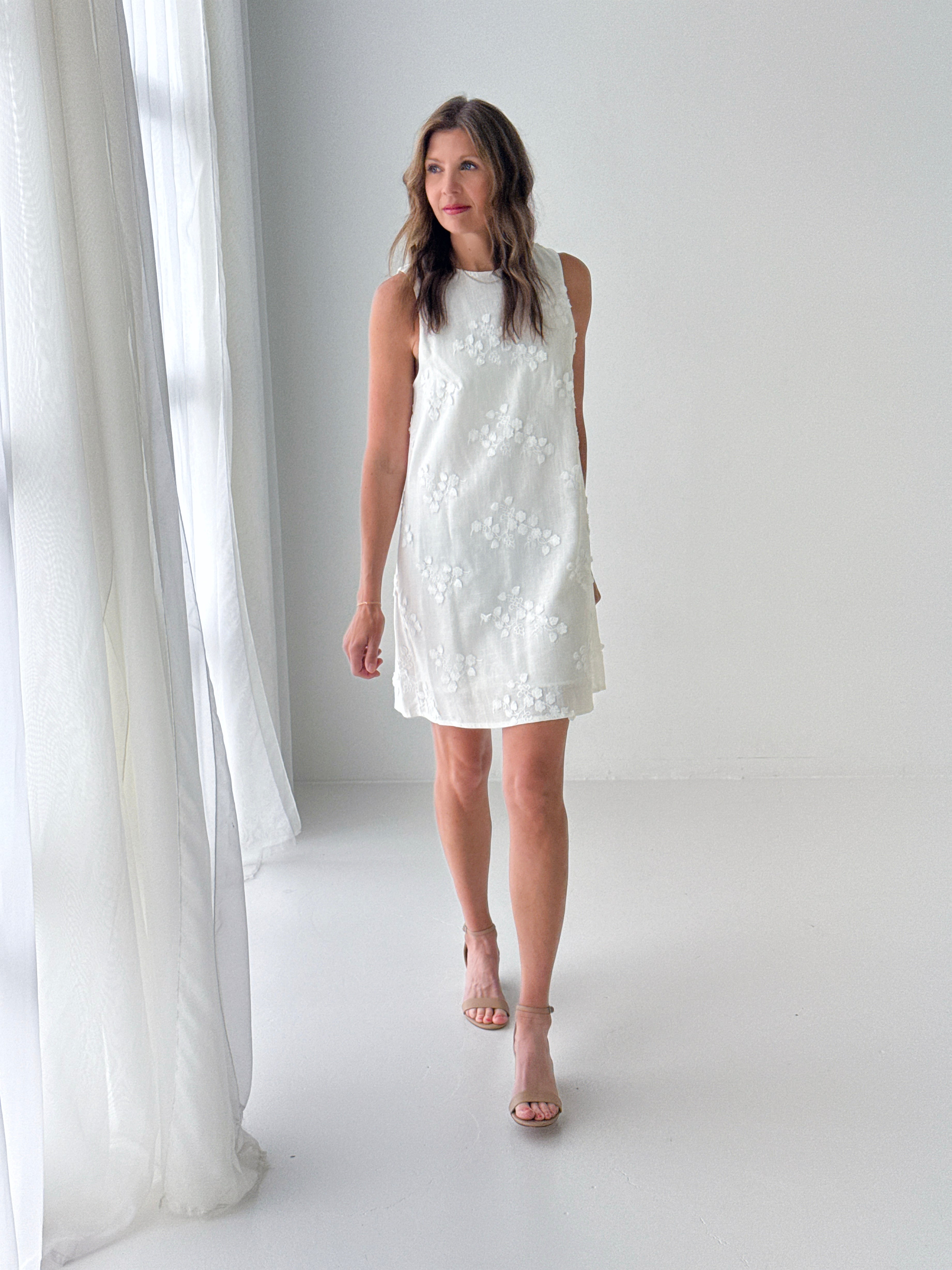 Apricot Flora Shift Dress