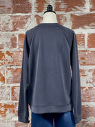 Matty M Finn Scuba Sweatshirt in Graphite-142 Sweatshirts & Hoodies-Little Bird Boutique