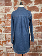 Jak and Rae Lacey Denim Dress-151 Dresses - Short-Little Bird Boutique