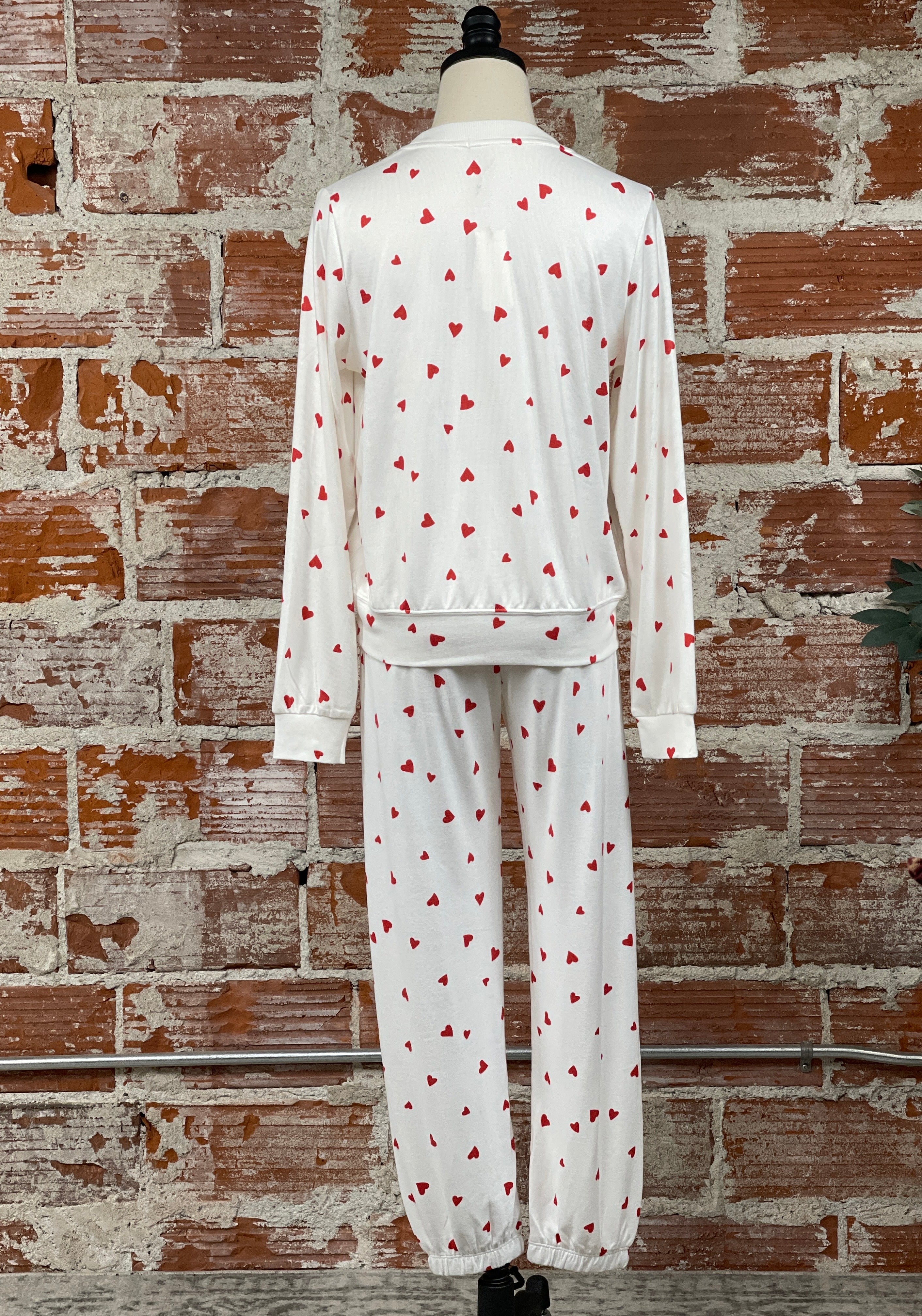 Z Supply Classic Heart Jogger-240 Loungewear/Intimates-Little Bird Boutique