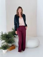 Kate Office Pant in Port Royal-220 Pants-Little Bird Boutique