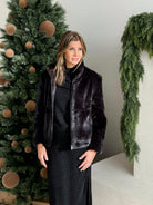 Sanctuary Lux Fur Coat in Black-141 Outerwear Coats & Jackets-Little Bird Boutique