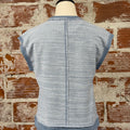 Flag and Anthem Margaret Sweatshirt in Blue-122 - Jersey Tops S/S (Dec - May)-Little Bird Boutique