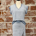 Flag and Anthem Leedy Skort in Blue-232 Shorts-Little Bird Boutique