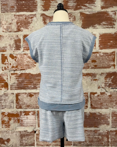 Flag and Anthem Margaret Sweatshirt in Blue-122 - Jersey Tops S/S (Dec - May)-Little Bird Boutique