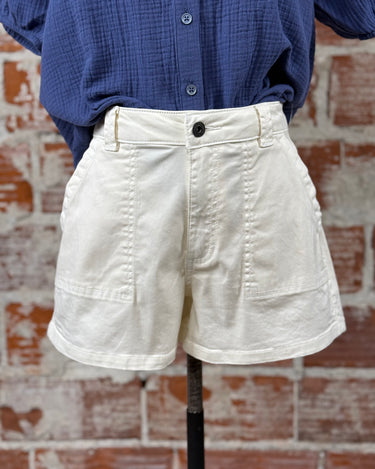 Flag and Anthem Pixley Short in Cream-232 Shorts-Little Bird Boutique