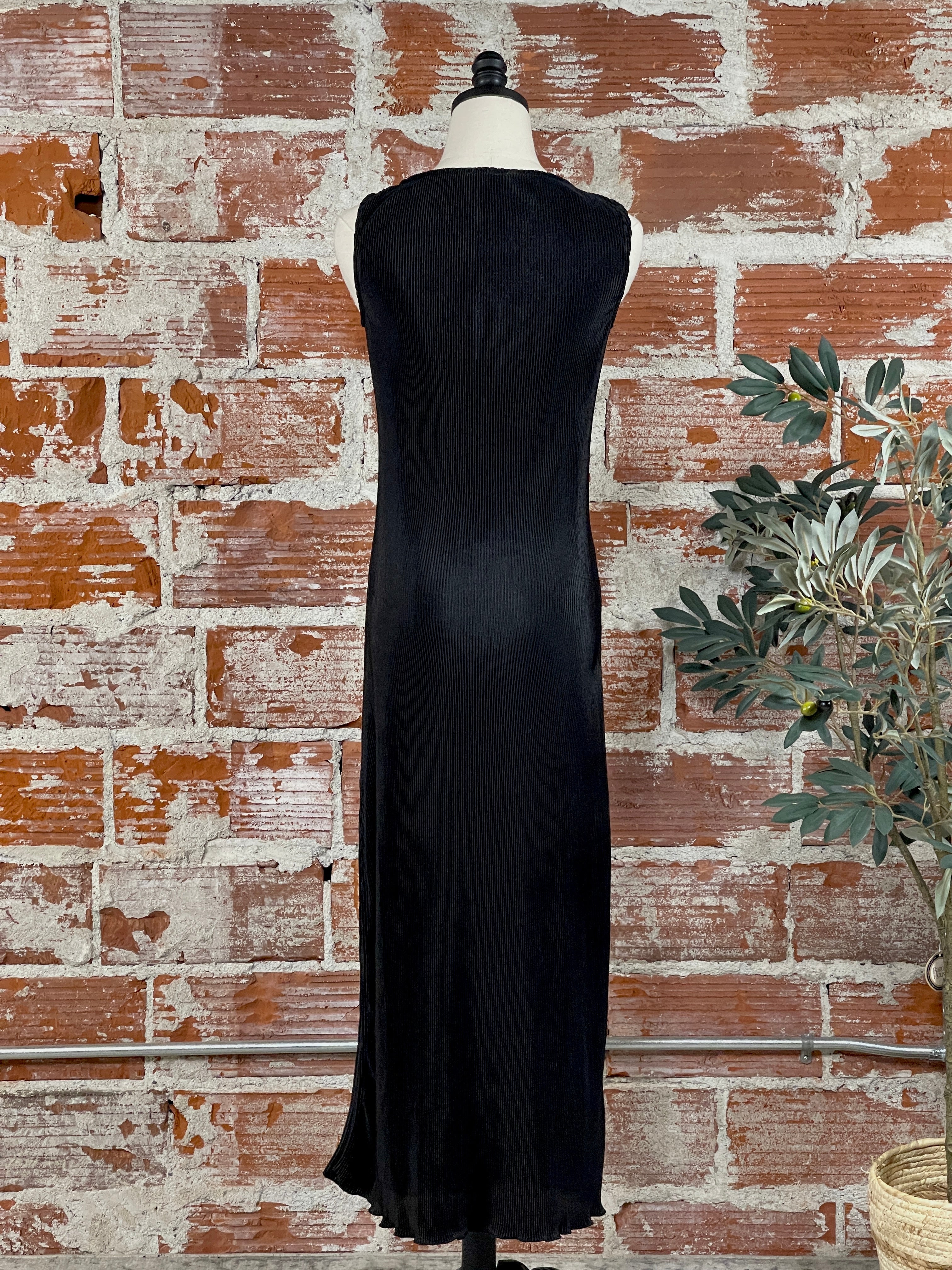 Z Supply Gatsby Midi Dress in Black-152 Dresses - Long-Little Bird Boutique