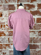 Dear John Benning Top in Mauve-112 - Woven Top S/S (Dec - May)-Little Bird Boutique