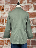 Liverpool Fitted Blazer in Martini Olive-143 Blazers-Little Bird Boutique