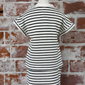 RESTOCK Thread and Supply Jenna Top in Ivory and Black Stripe-122 - Jersey Tops S/S (Dec - May)-Little Bird Boutique