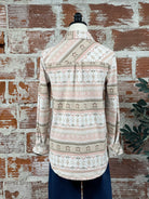 Thread and Supply Lewis Shirt in Rose Aztec-112 - Woven Top S/S (Dec - May)-Little Bird Boutique