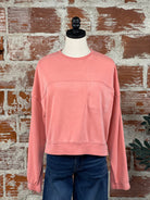 Thread and Supply Canton Top in Strawberry Ice-142 Sweatshirts & Hoodies-Little Bird Boutique