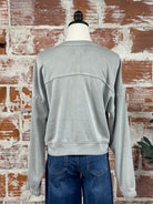 Thread and Supply Canton Top in Forest Fog-142 Sweatshirts & Hoodies-Little Bird Boutique