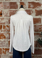 Thread and Supply Rosanna Top in White-122 - Jersey Tops S/S (Dec - May)-Little Bird Boutique