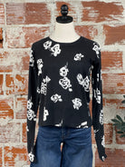 Sanctuary All Day Long Sweater in Black Rose Pop-132 - Sweaters S/S (Dec - May)-Little Bird Boutique