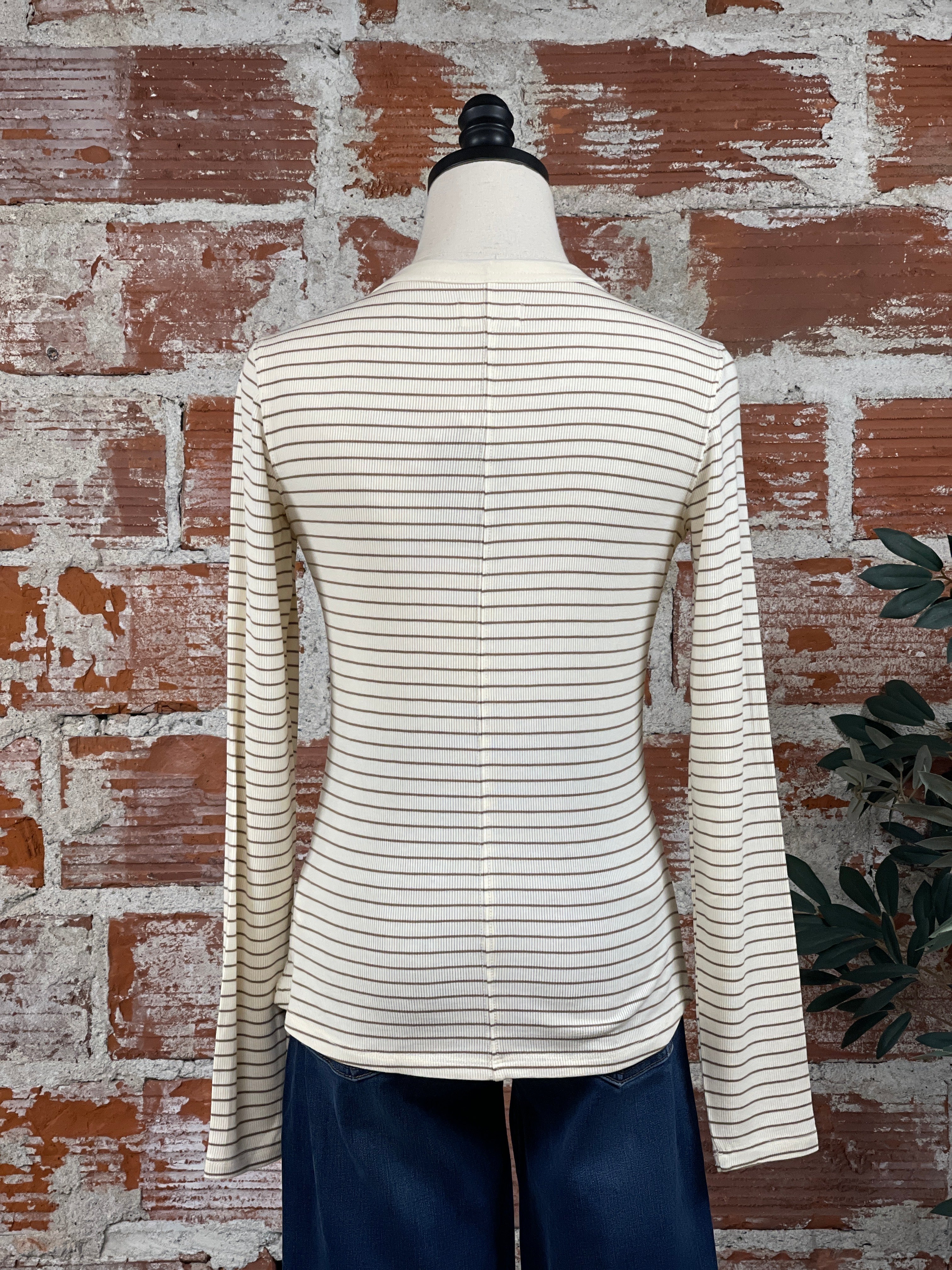 Thread and Supply Addie Top in Tofu Oak-112 - Woven Top S/S (Dec - May)-Little Bird Boutique