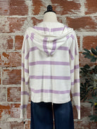 Thread and Supply Brighton Sweater in Lilac and White-132 - Sweaters S/S (Dec - May)-Little Bird Boutique