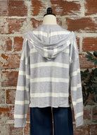 Thread and Supply Brighton Sweater in Grey and White-132 - Sweaters S/S (Dec - May)-Little Bird Boutique