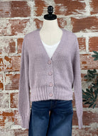 Jak and Rae Sunshine Sweater in Muted Mauve-132 - Sweaters S/S (Dec - May)-Little Bird Boutique