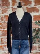 Jak and Rae Sunshine Sweater in Black-132 - Sweaters S/S (Dec - May)-Little Bird Boutique