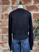 Jak and Rae Sunshine Sweater in Black-132 - Sweaters S/S (Dec - May)-Little Bird Boutique