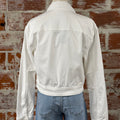 Kut from the Kloth Rumi Trucker Jacket in White-145 Denim Jackets-Little Bird Boutique