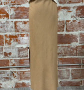 Dex A-Line Skirt in Camel-231 Skirts-Little Bird Boutique