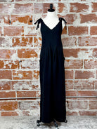 Apricot Tetra Jumpsuit in Black-160 Jumpsuits/ Rompers-Little Bird Boutique