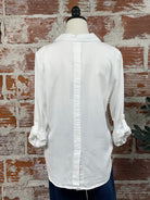 Thread and Supply Presley Top in White-112 - Woven Top S/S (Dec - May)-Little Bird Boutique