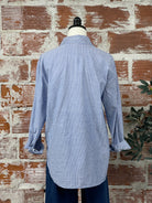 Z Supply Seaport Striped Shirt in Sky Blue-112 - Woven Top S/S (Dec - May)-Little Bird Boutique