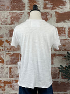 Dear John Vanya Tee in White-122 - Jersey Tops S/S (Dec - May)-Little Bird Boutique