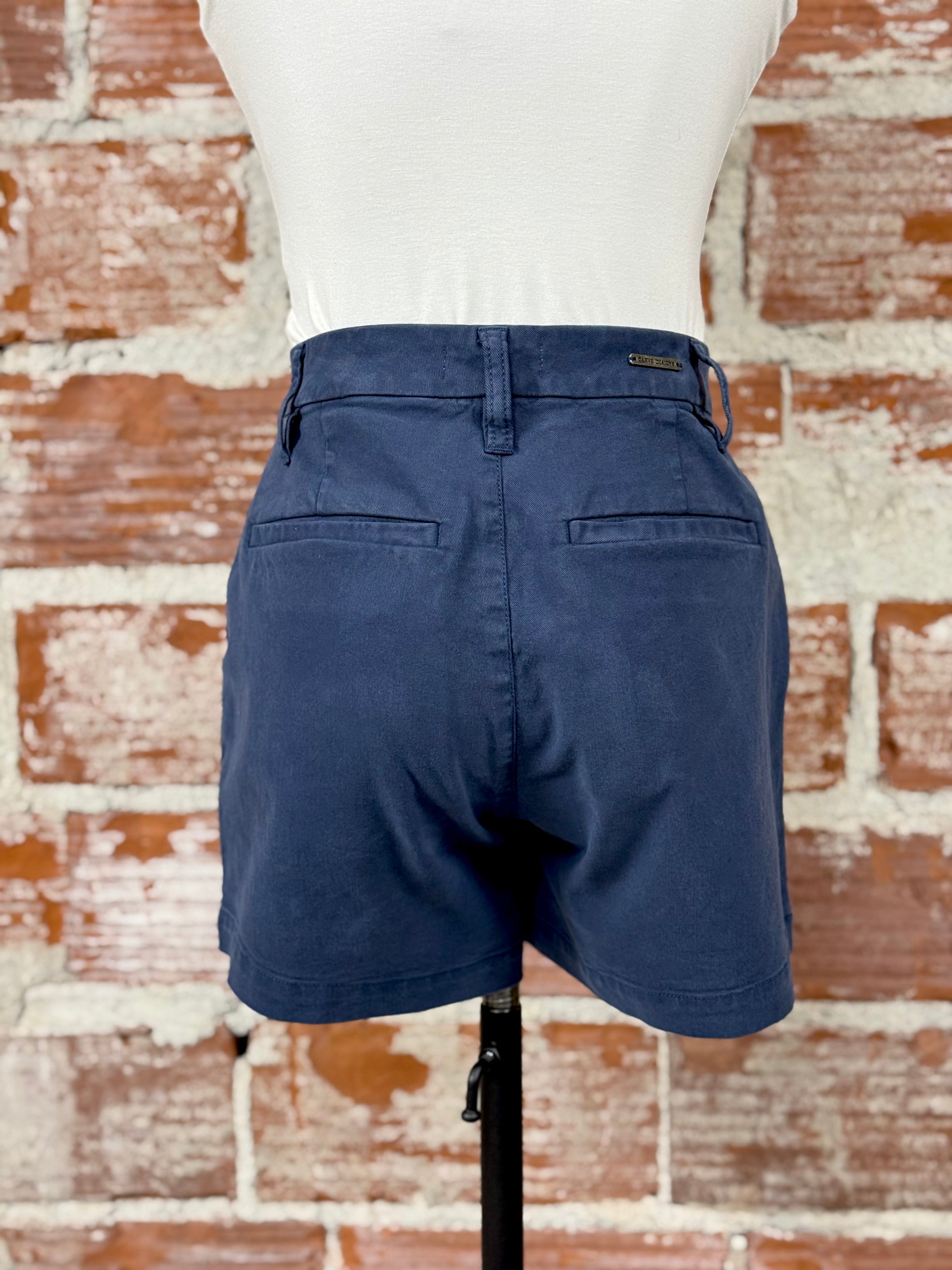 Carve Designs Sausalito Shorts in Navy-232 Shorts-Little Bird Boutique
