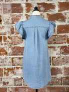 Collins Denim Dress-151 Dresses - Short-Little Bird Boutique