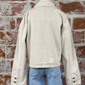 Oat New York Whipstitch Jacket in Oatmeal-141 Outerwear Coats & Jackets-Little Bird Boutique