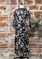 Z Supply Adelina Ari Floral Midi Dress in Parchment-152 Dresses - Long-Little Bird Boutique